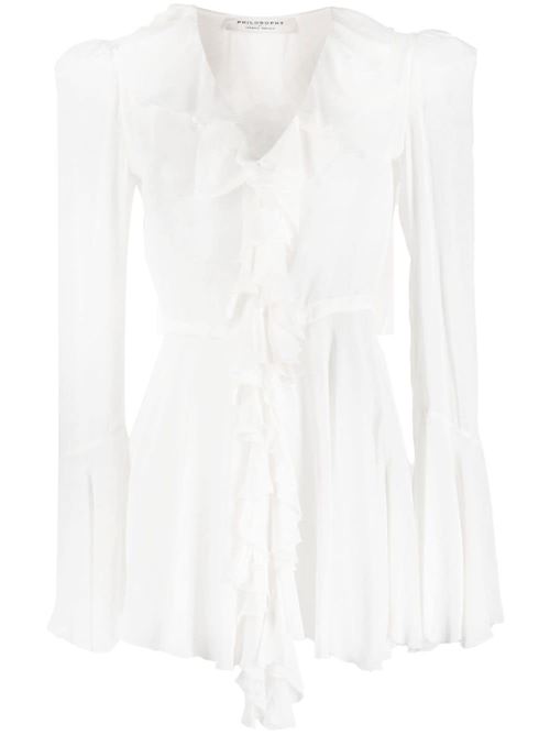 Camicia con ruches Philosophy di Lorenzo Serafini | 02115752A0002